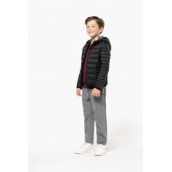 KA6112 KIDS' LIGHTWEIGHT HOODED PADDED JACKET