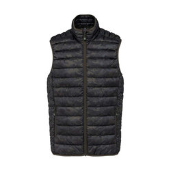 KA6113 MEN’S LIGHTWEIGHT SLEEVELESS FAKE DOWN JACKET