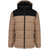KA6163 UNISEX BI-TONE PADDED JACKET WITH HOOD