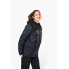 KA6163 UNISEX BI-TONE PADDED JACKET WITH HOOD