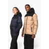 KA6163 UNISEX BI-TONE PADDED JACKET WITH HOOD