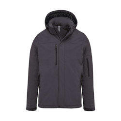 KA650 MEN'S HOODED SOFTSHELL LINED PARKA