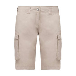 KA756 LADIES' LIGHTWEIGHT MULTIPOCKET BERMUDA SHORTS