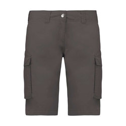 KA756 LADIES' LIGHTWEIGHT MULTIPOCKET BERMUDA SHORTS