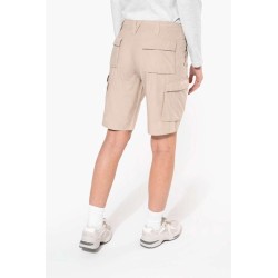 KA756 LADIES' LIGHTWEIGHT MULTIPOCKET BERMUDA SHORTS