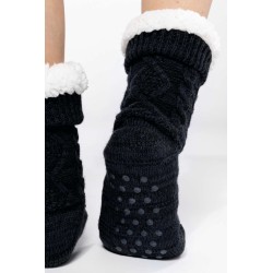 KA815 SHERPA-LINED LOUNGE SOCKS