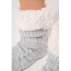 KA815 SHERPA-LINED LOUNGE SOCKS