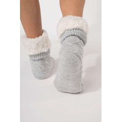 KA815 SHERPA-LINED LOUNGE SOCKS