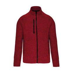 KA9106 MEN'S FULL ZIP HEATHER JACKET