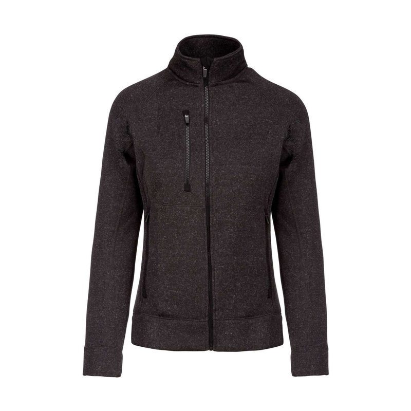 KA9107 LADIES' FULL ZIP HEATHER JACKET