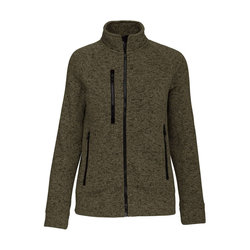 KA9107 LADIES' FULL ZIP HEATHER JACKET
