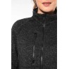 KA9107 LADIES' FULL ZIP HEATHER JACKET
