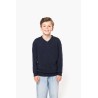 KA9109 KIDS' V-NECK JUMPER