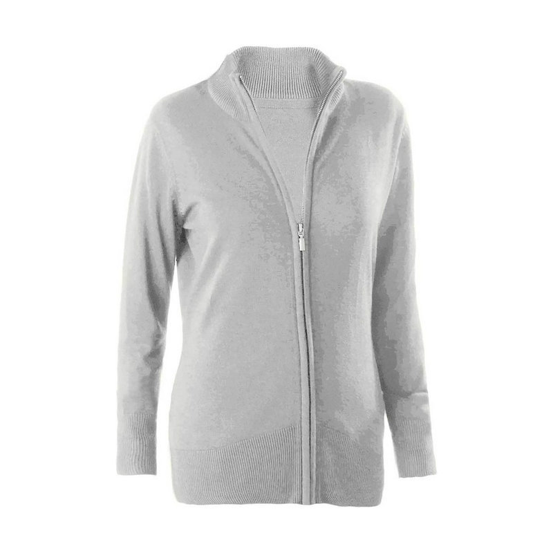 KA962 LADIES' FULL ZIP CARDIGAN