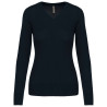 KA966 LADIES' V-NECK JUMPER