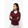 KA966 LADIES' V-NECK JUMPER
