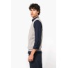 KA969 MEN'S SLEEVELESS V-NECK JUMPER
