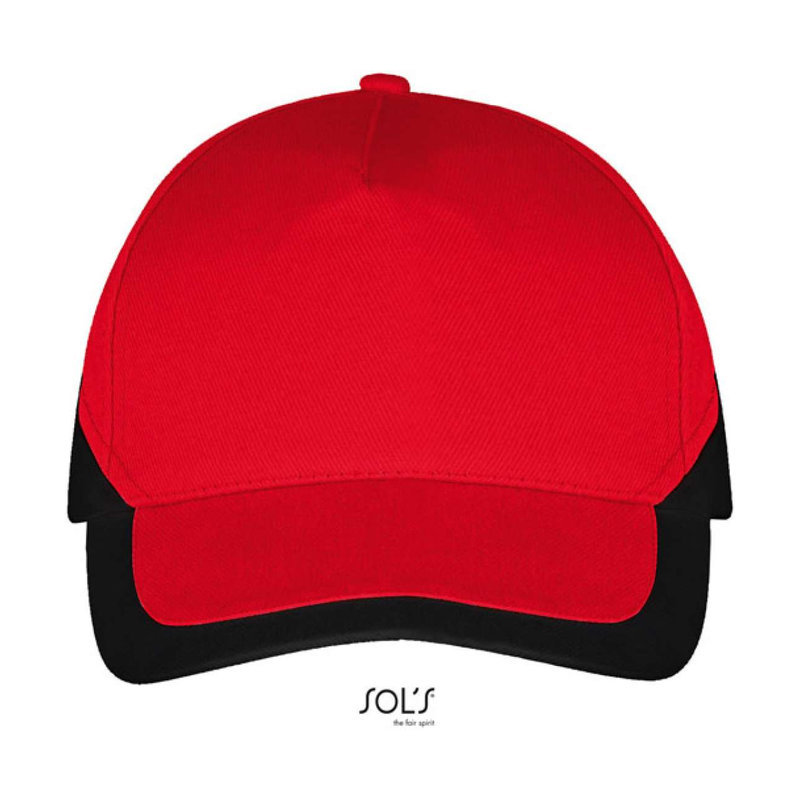 SO00595 SOL'S BOOSTER - 5 PANEL CONTRASTED CAP
