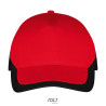 SO00595 SOL'S BOOSTER - 5 PANEL CONTRASTED CAP