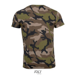 SO01188 SOL'S CAMO MEN - ROUND COLLAR T-SHIRT