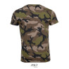 SO01188 SOL'S CAMO MEN - ROUND COLLAR T-SHIRT