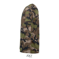 SO01188 SOL'S CAMO MEN - ROUND COLLAR T-SHIRT