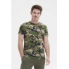 SO01188 SOL'S CAMO MEN - ROUND COLLAR T-SHIRT