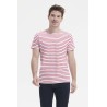 SO01398 SOL'S MILES MEN - ROUND NECK STRIPED T-SHIRT