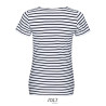 SO01399 SOL'S MILES WOMEN - ROUND NECK STRIPED T-SHIRT