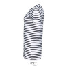 SO01399 SOL'S MILES WOMEN - ROUND NECK STRIPED T-SHIRT