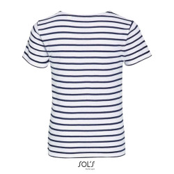 SO01400 SOL'S MILES KIDS' - ROUND NECK STRIPED T-SHIRT