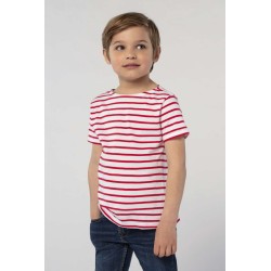 SO01400 SOL'S MILES KIDS' - ROUND NECK STRIPED T-SHIRT