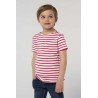 SO01400 SOL'S MILES KIDS' - ROUND NECK STRIPED T-SHIRT