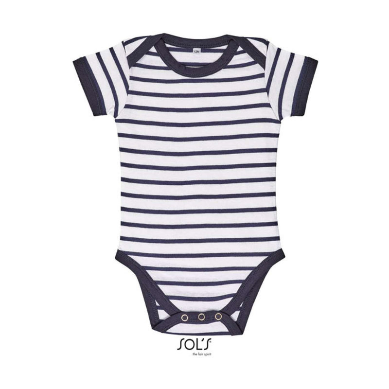 SO01401 SOL'S MILES BABY - STRIPED BODYSUIT