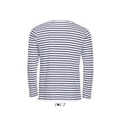 SO01402 SOL'S MARINE MEN - LONG SLEEVE STRIPED T-SHIRT
