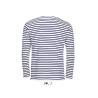 SO01402 SOL'S MARINE MEN - LONG SLEEVE STRIPED T-SHIRT