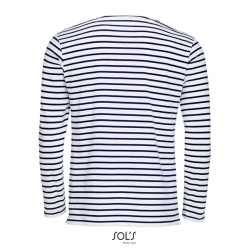 SO01402 SOL'S MARINE MEN - LONG SLEEVE STRIPED T-SHIRT