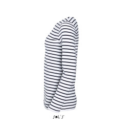 SO01403 SOL'S MARINE WOMEN - LONG SLEEVE STRIPED T-SHIRT