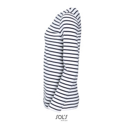 SO01403 SOL'S MARINE WOMEN - LONG SLEEVE STRIPED T-SHIRT