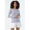 SO01403 SOL'S MARINE WOMEN - LONG SLEEVE STRIPED T-SHIRT