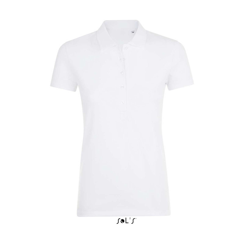 SO01709 SOL'S PHOENIX WOMEN - COTTON-ELASTANE POLO SHIRT