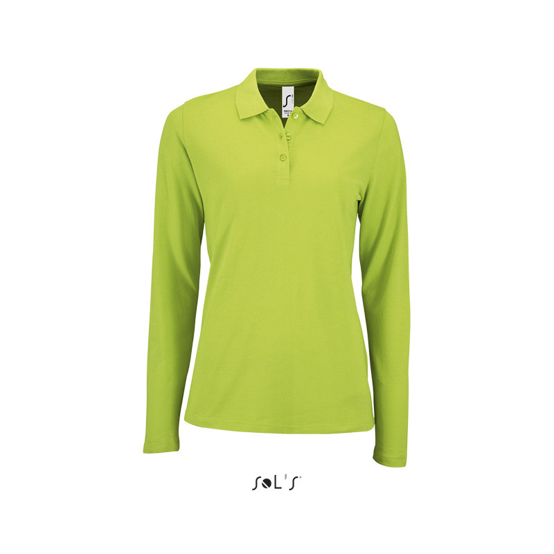 SO02083 SOL'S PERFECT LSL WOMEN - LONG-SLEEVE PIQUÉ POLO SHIRT