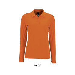 SO02083 SOL'S PERFECT LSL WOMEN - LONG-SLEEVE PIQUÉ POLO SHIRT