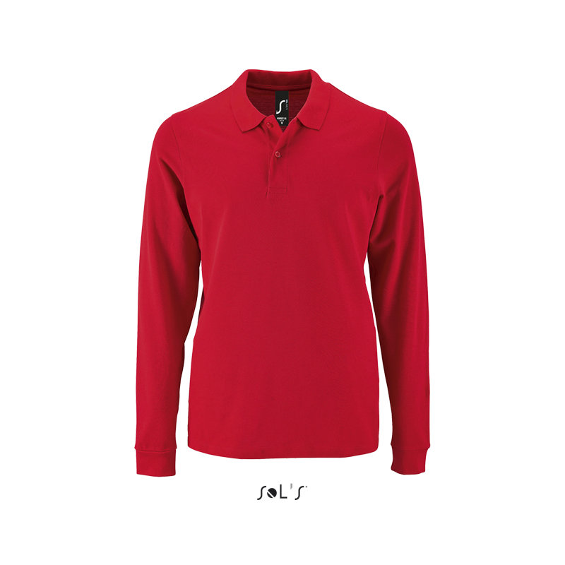SO02087 SOL'S PERFECT LSL MEN - LONG-SLEEVE PIQUÉ POLO SHIRT
