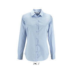 SO02103 SOL'S BRODY WOMEN - HERRINGBONE SHIRT