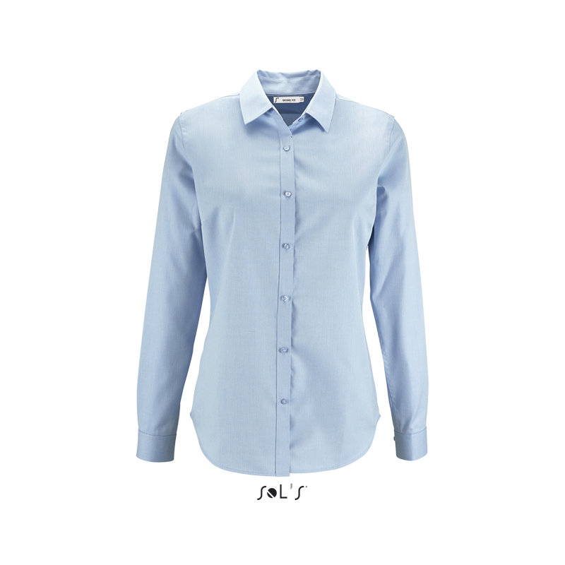 SO02103 SOL'S BRODY WOMEN - HERRINGBONE SHIRT