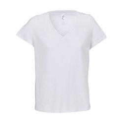 SO04766 SOL'S REGENT V WOMEN - V-NECK T-SHIRT