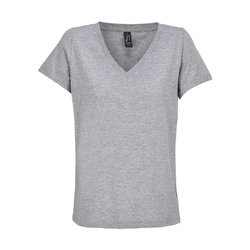 SO04766 SOL'S REGENT V WOMEN - V-NECK T-SHIRT