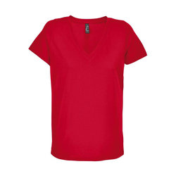 SO04766 SOL'S REGENT V WOMEN - V-NECK T-SHIRT