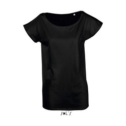 SO11398 SOL'S MARYLIN - WOMEN’S SHORT SLEEVE LONG KIMONO T-SHIRT
